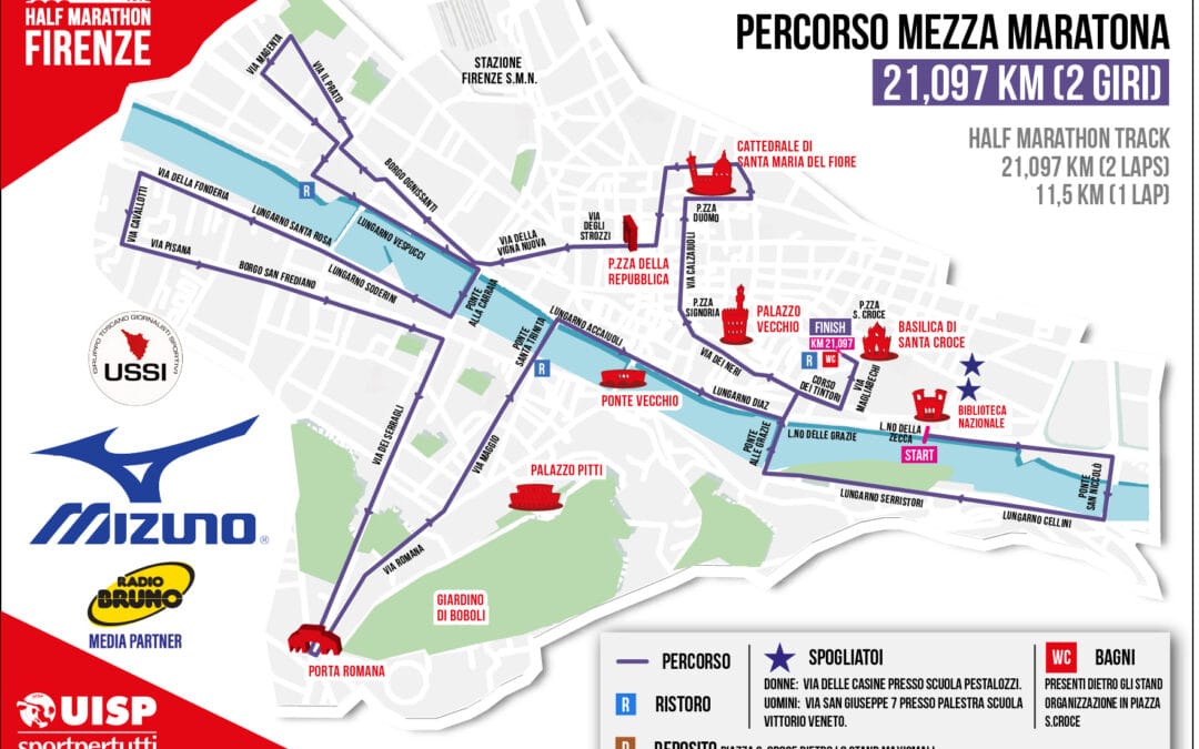 Half Marathon Firenze: il percorso 2026!